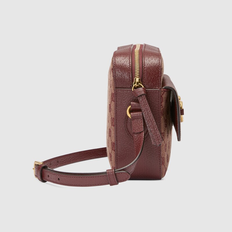 Gucci Horsebit 1955 Small Shoulder Bag 645454 Burgundy